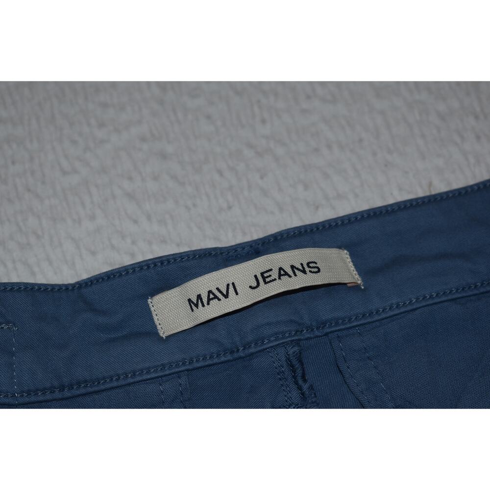 Mavi Jean Shorts Chinos Khakis Golf Mens Size 34 Flat Front Cotton Blue - Picture 3 of 6